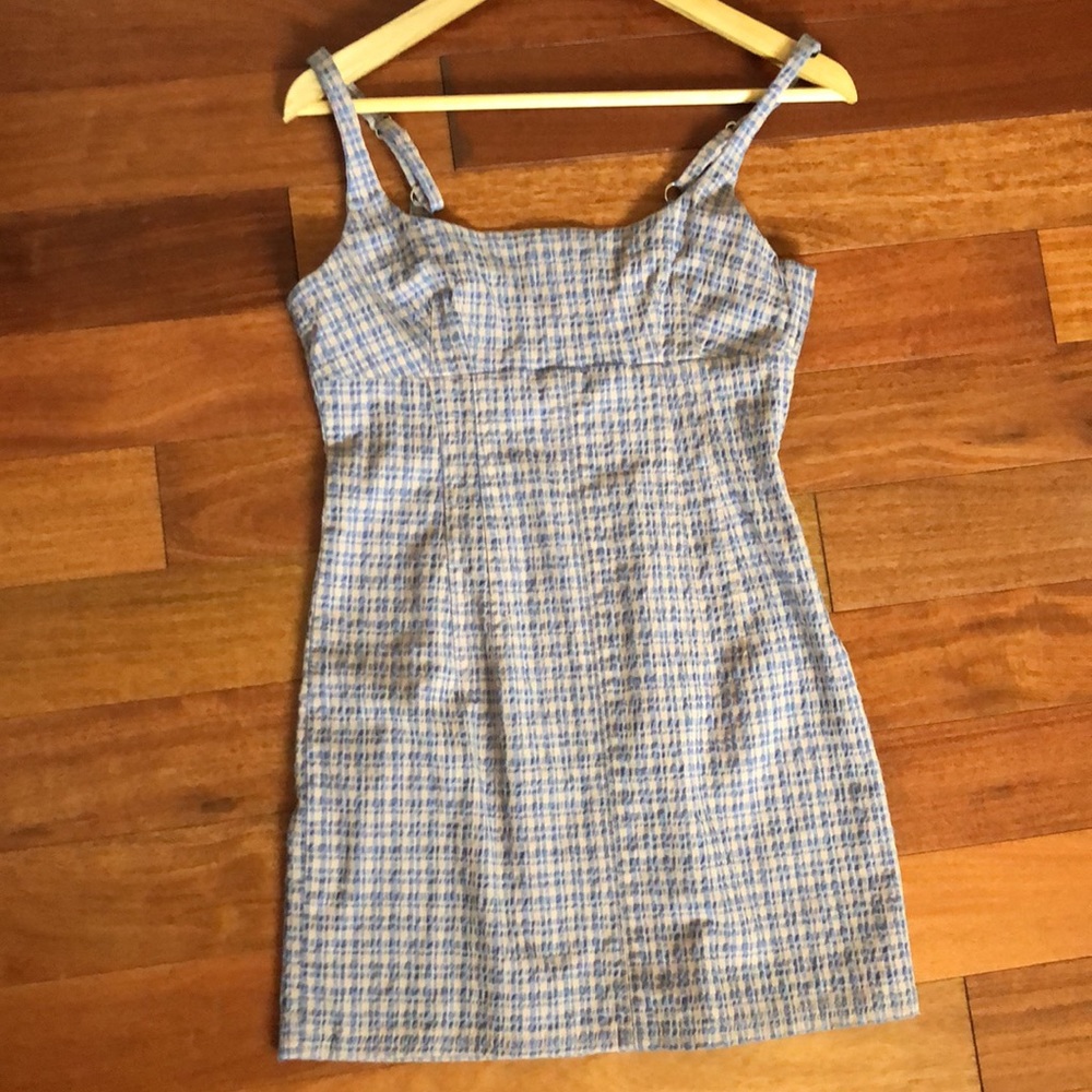 BDG Structured Scoop Neck Mini Dress